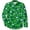 A-Green, variant on T Shirts for Man Saint Patrick's Day Digital Print Mens Button Up Long Sleeve Blouses