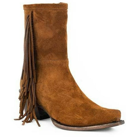 

Women s Stetson Halle Leather Boots Handcrafted Brown