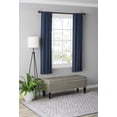 thumbnail image 4 of Mainstays Solid Blackout Curtain Panel, 1 Panel, Navy Blue, 50" W x 63" L, 4 of 10