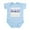Sky Blue, variant on CafePress - Miracle Baby Infant Creeper - Baby Light Bodysuit, Size Newborn - 24 Months