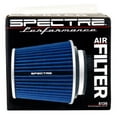 thumbnail image 5 of Spectre Industries Air Filter 8136 HPR; Blue; Pre-Oiled Cotton Fiber; P4 Cone With Multi-Fit Base; Single Centered Flange; Chrome Top, 5 of 5