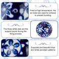 thumbnail image 4 of 8Pcs Blue and White Porcelain Balls Handmade Porcelain Beads 1.6 Inch Decorative Porcelain Ball 3mm Hole Floating Ceramic Orbs Spheres for Centerpiece Bowls Vases Tables Wedding Home Decor, 4 of 6