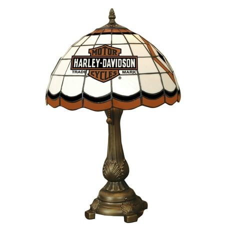 Harley-Davidson Stained Glass Tiffany Table Lamp - Walmart.com