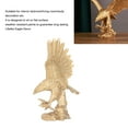 thumbnail image 6 of Riousery Majestic Eagle Statue Sculpture Tall Bird On Rocks Resin Ornament for Office Decor, Large (10.2 inches / 26 cm), 6 of 9