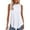 White, variant on yunLCZ Square Neck Tank Top High Neck Tank Tops For Women Loose Fit Sleeveless Top Summer Clothes Womens Tunic Tops To Wear With Leggings Summer Sleeveless Tops