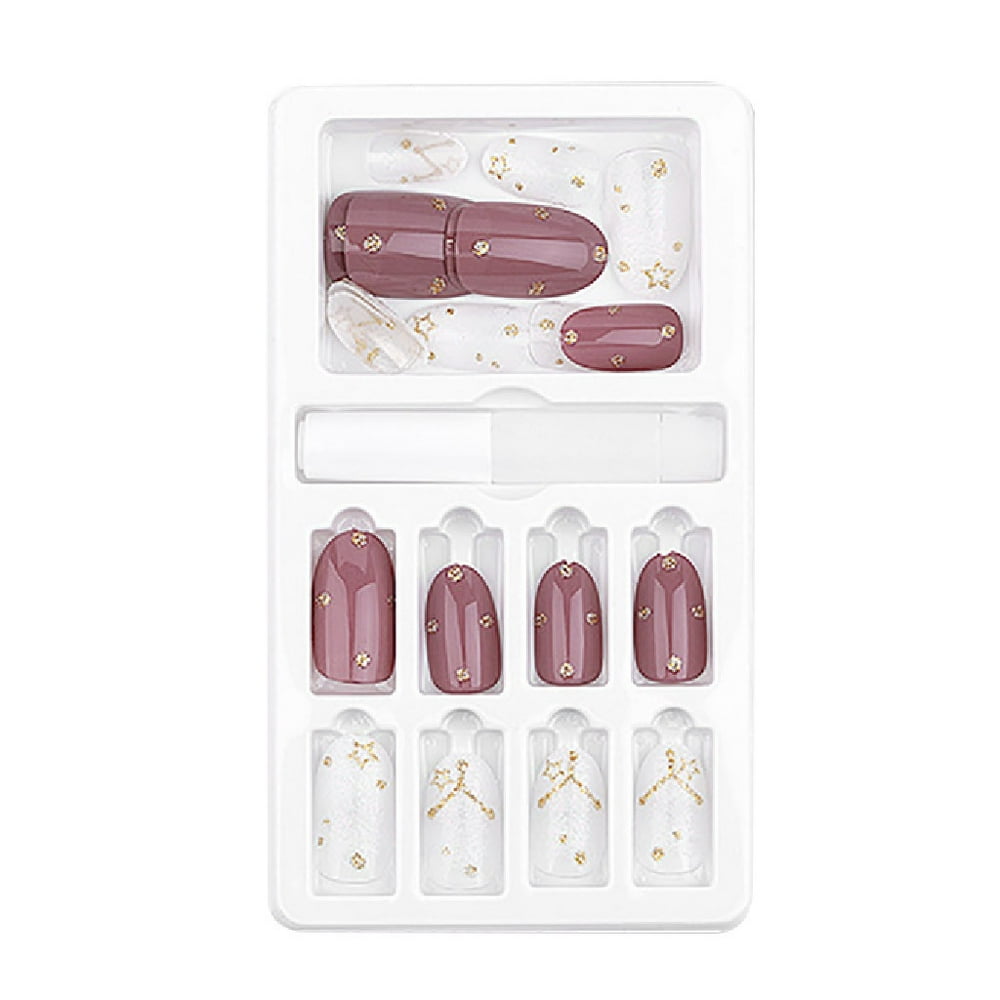 Mnycxen Fake Nails Reusable Stick On Nails Press On Full Cover False Nail Tips 24Pc Walmart Mnycxen Fake Nails Reusable Stick On Nails Press On Full Cover False Nail Tips 24Pc Walmart