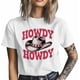 thumbnail image 5 of T-Shirts for Men, Cowboy Hat Crew Neck Cotton T-Shirt Men's Short Sleeve Howdy Quote, 5 of 8