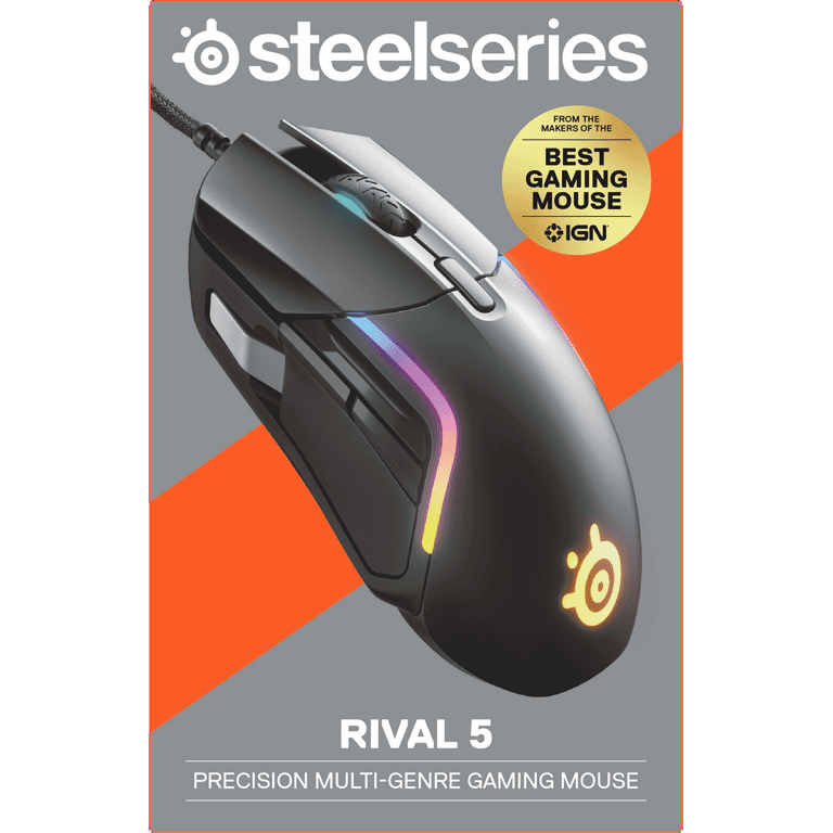 SteelSeries Rival 5 62551 ゲーミングマウス SteelSeries Rival 5 Gaming Mouse with 9 Programmable Buttons