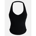 thumbnail image 5 of Madden NYC Women’s Sleeveless Halter Top, Sizes XXS-XXL, 5 of 5