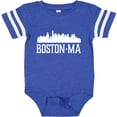 thumbnail image 3 of Inktastic Boston Massachussetts Skyline City Silhouette Boys or Girls Baby Bodysuit, 3 of 5