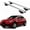 Black, variant on ERKUL Roof Rack Cross Bars for Alfa Romeo Stelvio 2017-2024 | Anti-Theft Lock Aluminum Crossbars for Rooftop, Cargo Carrier, Luggage, Kayak, Canoe, Bike | Silver