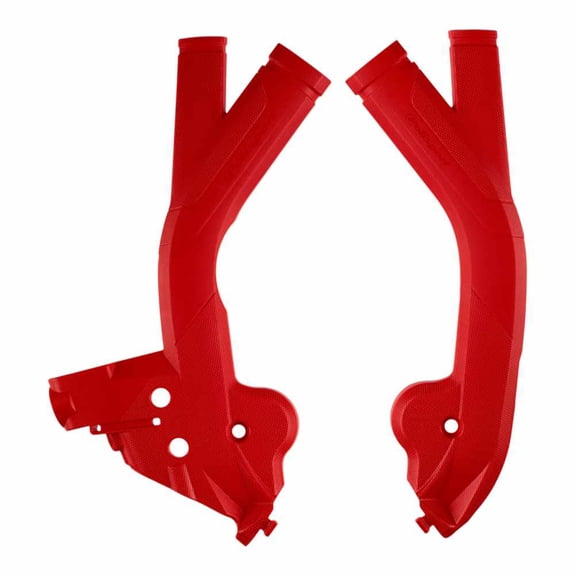 Polisport Motocross (MX) Motorcycle Frame Protector for Beta RR/X-Pro 2T/4T (2024-2026) Dirt Bikes- OEM Quality for Superior Fit & Durable Protection, Easy Installation - Red