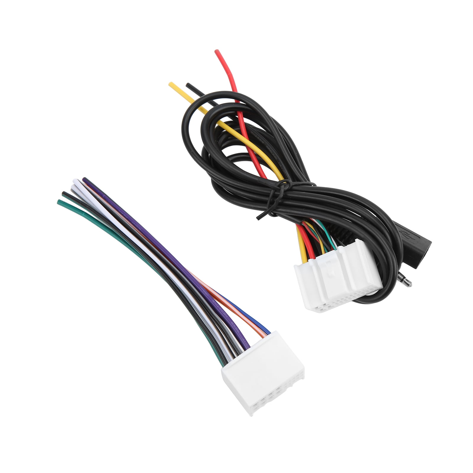 Stereo Wiring Harness Adapter, Simple Installation Anti Aging CD Player