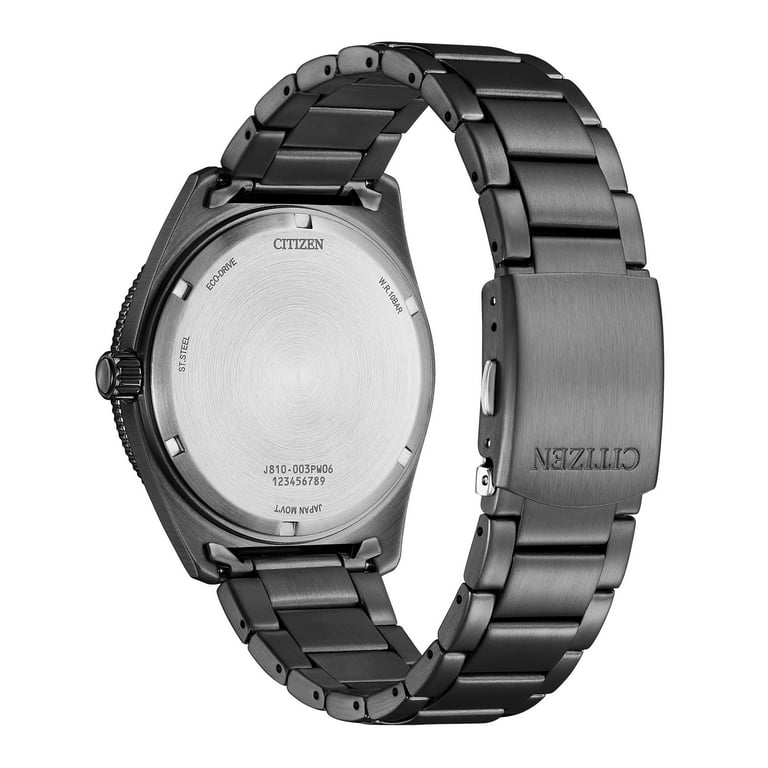 Citizen Men's Eco-Drive Classic Black IP Stainless Steel