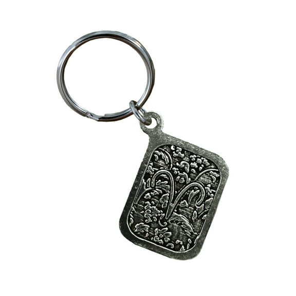 Aires Keychain, Horoscope, Zodiac, Star Sign, L080KC Key Fob, Key Ring, Keys, Zipper Pull, Luggage Tag, Pewter, Backpack, Over 300 Keychains Designs, Handmade in the USA