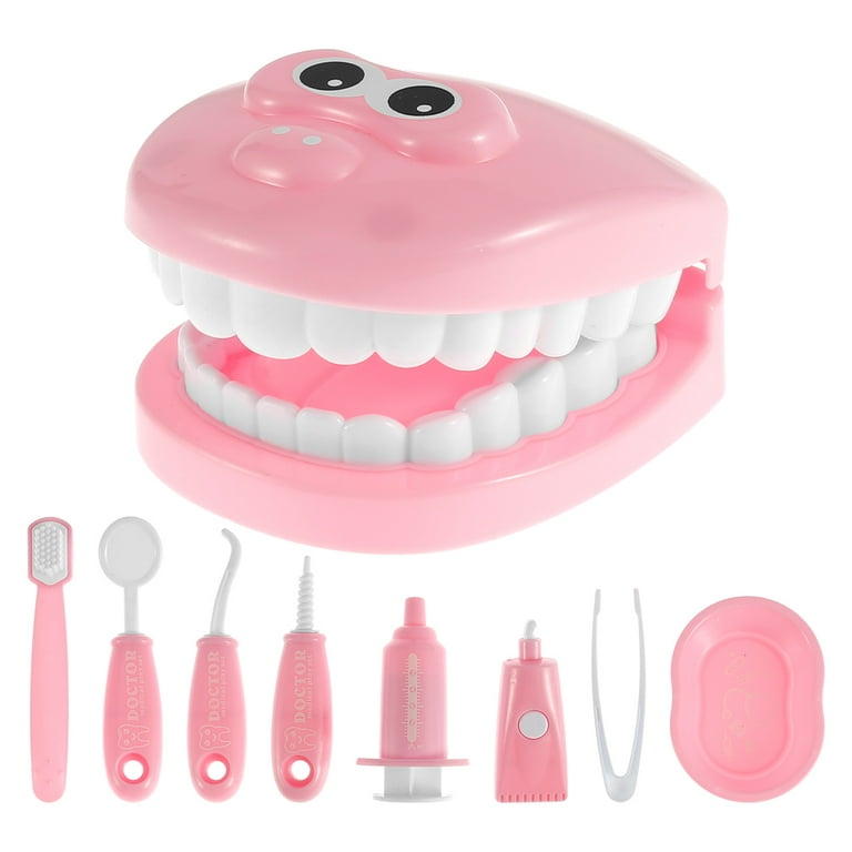9pcs Kids Dentist Play Set Simulation Dentist Model Role Play Toy Nuaao