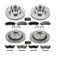thumbnail image 3 of PowerStop Front and Rear Z23 Evolution Sport Carbon-Fiber Ceramic Brake Pad and Drilled & Slotted Rotor Kit Fits: FORD Select Models K7003, 3 of 10