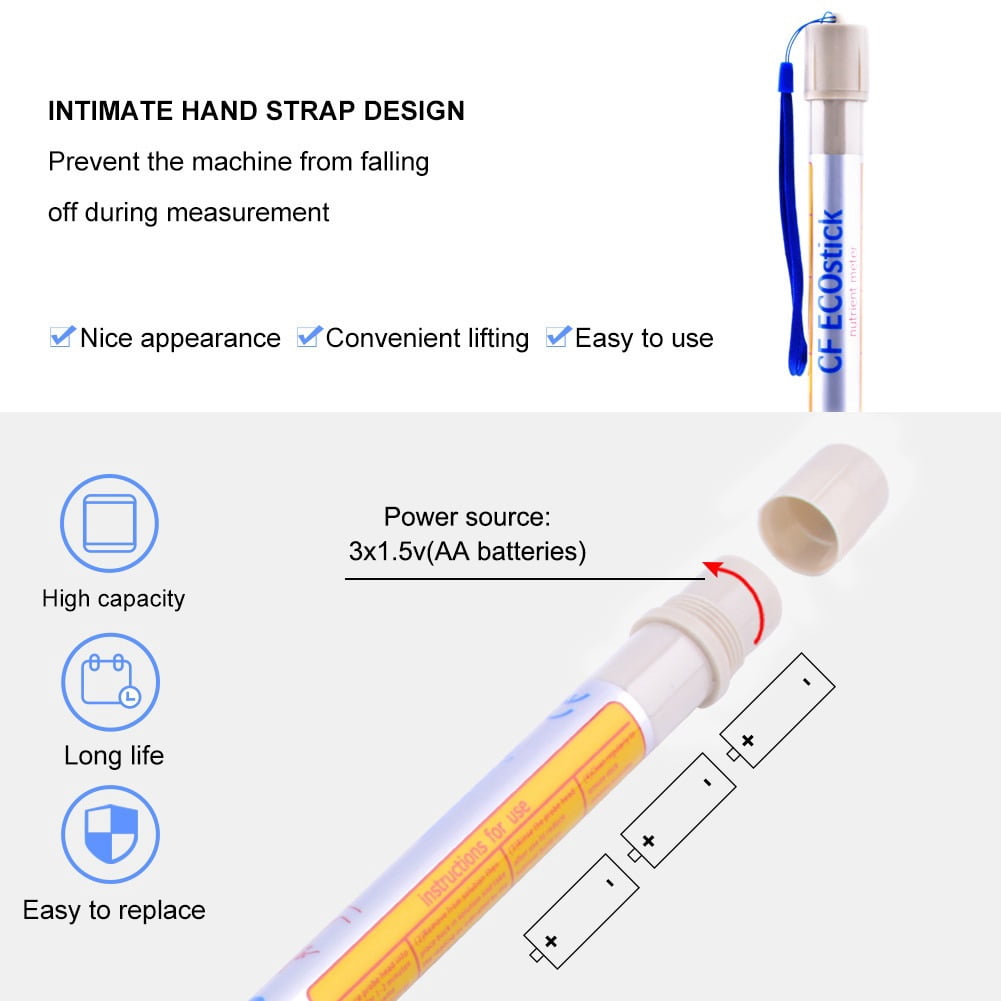 Portable Conductivity Ph Test Stick Water Quality Test Pen