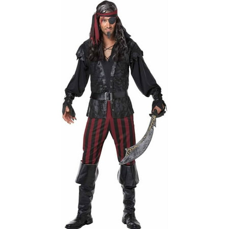Pirate Maiden Costume - Ruthless Pirate Rogue Men's Adult Halloween Costume