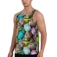 thumbnail image 2 of Gaeub Easter Egg1 Men's Athletic Tank Top, Workout Sleeveless Shirts, Running Tank Tops for Gym, Running, Training - Small, 2 of 9