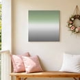 thumbnail image 5 of Canvas Wall Art Sage Green Canvas Art Print and Grey Ombre Color Gradient Pictures Wall Decor for Living Room Bedroom Artwork Decorations Stretched Framed Ready to Hang 12"x12", 5 of 9