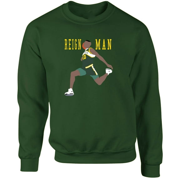Shawn Kemp Reign Man Seattle Crew Neck Sweatshirt
