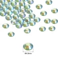 thumbnail image 2 of Uxcell Hotfix Rhinestones Flatback Crystal Glass Gems for Craft Clothes DIY Decoration Bright Light Green 4.8mm, 2 of 5