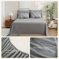 thumbnail image 6 of Sheet&Joy 7 Pieces Pinch-Pleated Comforter Set, Grey Queen Size, 6 of 8
