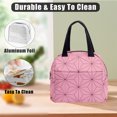 thumbnail image 5 of Insulated Lunch Bag Lunch Box Handbag with Bento Box Water Fruit Fork for Work Office Travel School Picnic (Anime Cartoon Demon Slayer), 5 of 6