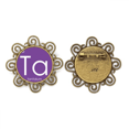 thumbnail image 1 of Quimica elementos periodo cuadro metales de transición tantalio ta Broche de flores, regalo de joyería para mujeres y niñas Unbranded M, 1 of 3