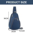 thumbnail image 5 of Bolso de mensajero ligero multifuncional-bolso de deportes de ciclismo al aire libre-bolso de hombro azul, 5 of 5