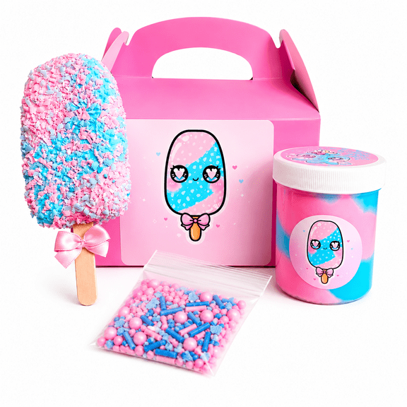 Cotton Candy Crunch Bar DIY Slime Kit