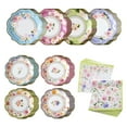 thumbnail image 3 of Tea Party Decorations Tableware Set by Kate Aspen (62 Pc, 16 Guests), Colorful Pastel Party Supplies for Bridal Showers, Baby Shower, Garden Party, Birthdays, 3 of 7