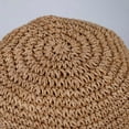 thumbnail image 6 of LinYooLi Womens Straw Sun Hat Woven Crochet Bucket Hat Fishing Hat Beach Hat Foldable Cap Solid Color Straw Summer Beach Hat, 6 of 7