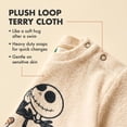 thumbnail image 5 of Disney Nightmare Before Christmas Jack Skellington Zero Loop Terry Cloth T-Shirt, Shorts and Bucket Sun Hat 3 Piece Outfit Set Newborn to Infant, 5 of 5