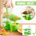 thumbnail image 2 of Extracteur de Jus Manuel Machine à Jus Multifonction Fruits Verdure Glace Citron Orange Cuisine (Vert), 2 of 5