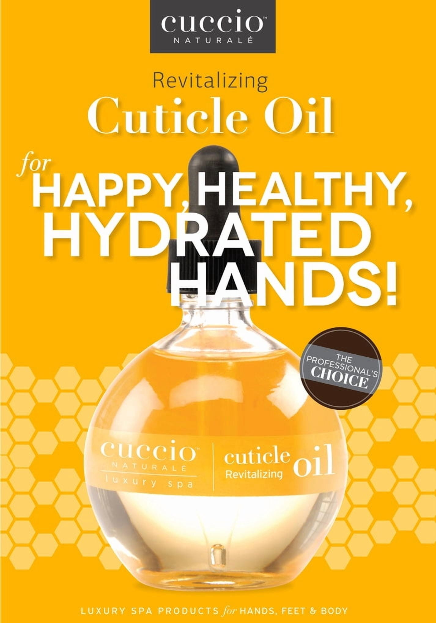 Cuccio Naturale Revitalizing Cuticle Oil Milk & Honey 2.5 fl oz Nourish Renew Restore