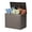 Brown, variant on Outdoor Storage Box | 31 Gallon Deck Box Indoor and Outdoor Use | Waterproof Resin Storage Bin with Latch for Patio Cushions, Gardening Tools | UV Resistant | Deep Grey