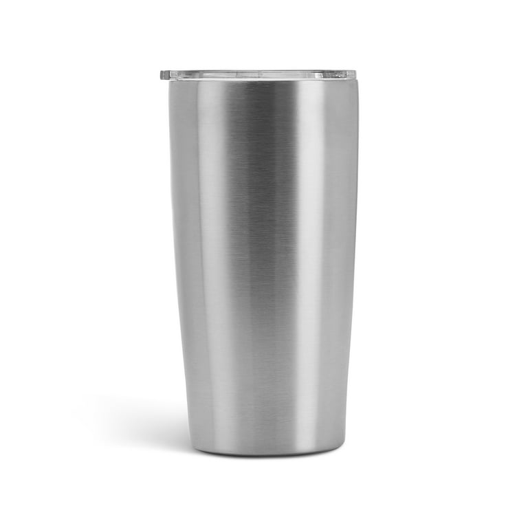 Double Wall Vacuum Insulated Stainless Steel Travel Mug and Wine Tumbler Set  14 fl.oz “AM/PM”