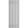 thumbnail image 4 of Ekena Millwork 23"W x 42"H True Fit PVC Four Board Spaced Board-n-Batten Shutters, Primed (Per Pair - Hardware Not Included), 4 of 7