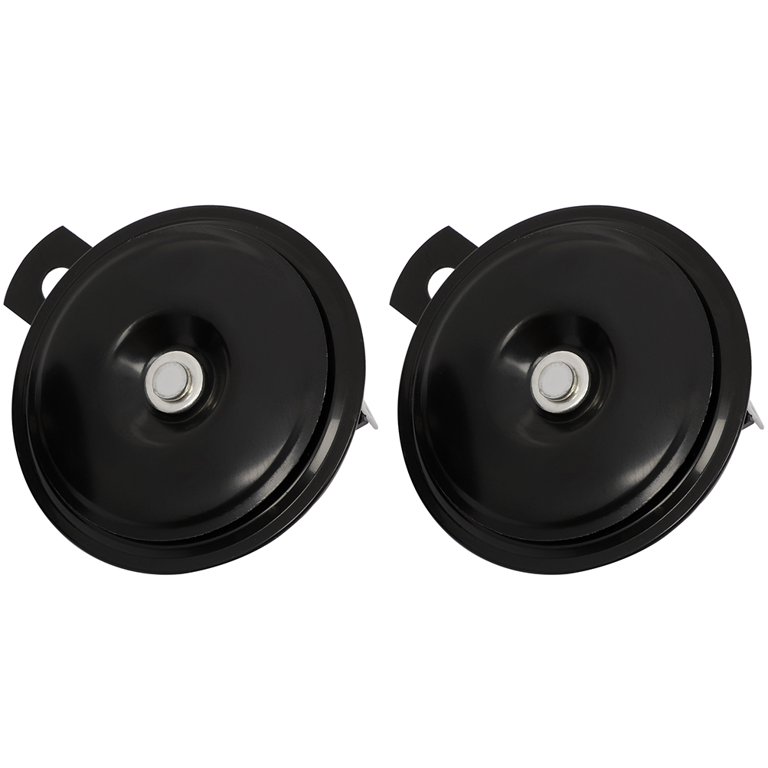 TWOM 12V Waterproof Loud Electric Horn, 105dB, Universal For Motorcycle, Car, ATV, Scooter – Black Metal