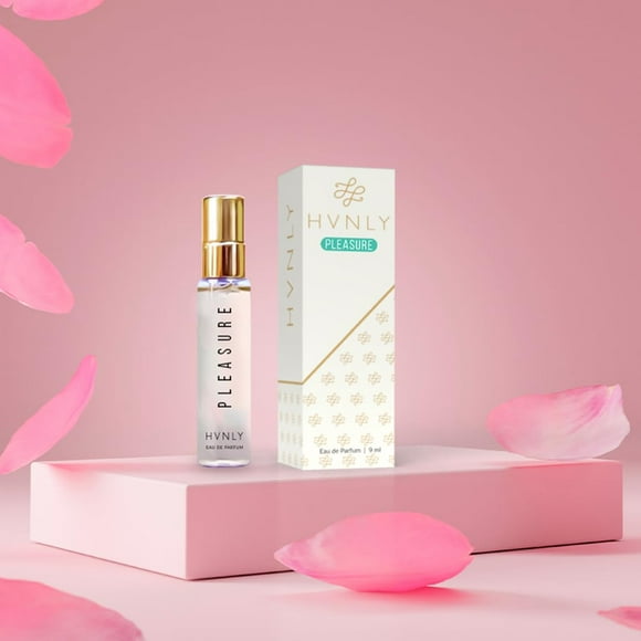 HVNLY Pleasure Pour Femme Eau De Parfum For Women 9ml, 0.3 Fl.oz. | Long Lasting Premium Perfume For Girls - With Cherry, Strawberry & Patchouli Notes | Best For Office Wear, Casual Wear