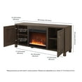 thumbnail image 4 of Evelyn&Zoe Chabot Rectangular TV Stand with Crystal Fireplace for TV's up to 65" in White, 4 of 5