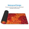 thumbnail image 5 of Disketp Gaming Mouse Pad Autumn Leaf Pattern Large Mouse Mat Long Extended Desk Pad Non-Slip Rubber Mice Pads Stitched Edges Thin Pad (11.8x31.5 Inch), 5 of 9