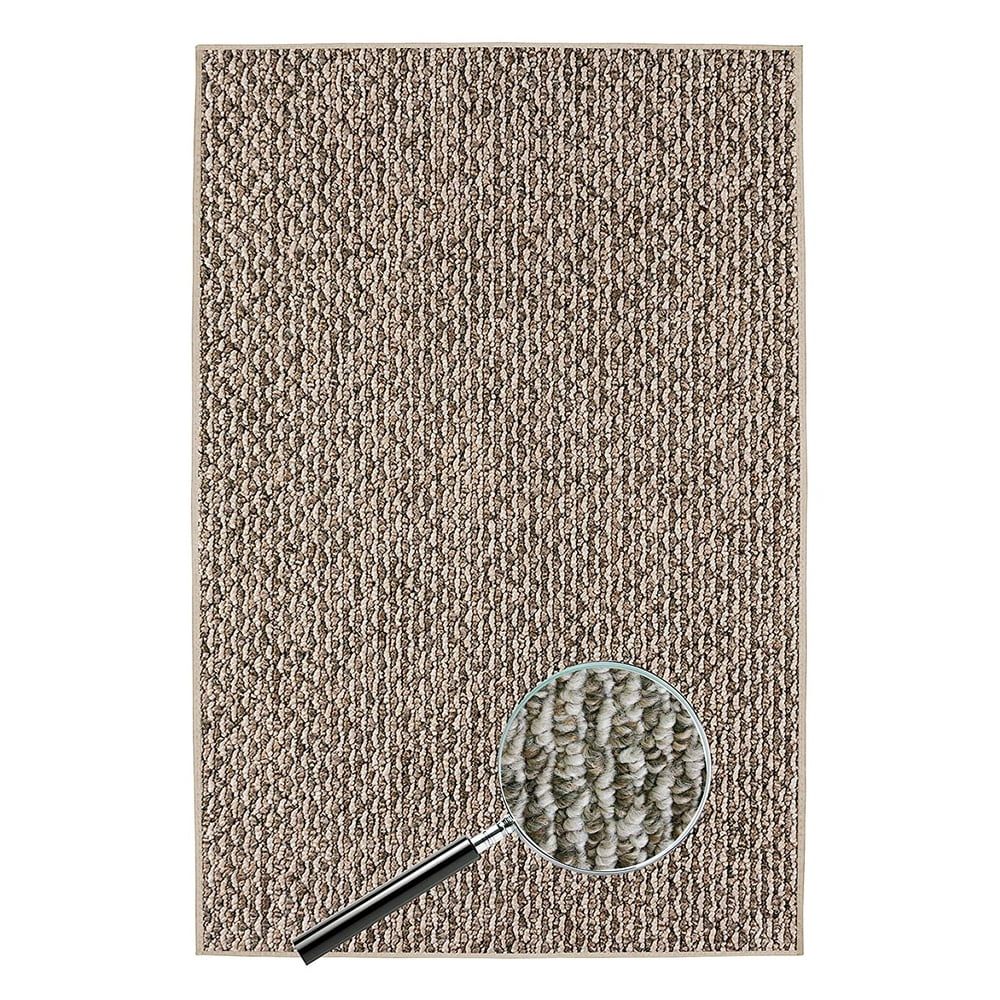 6' x 8' Berber Style 100 BCF Olefin Area Rug (Color Forest Hill