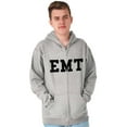 thumbnail image 5 of EMT First Responder Paramedic Rescue Zip Up Hoodie Men's Women's Brisco Brands S, 5 of 5