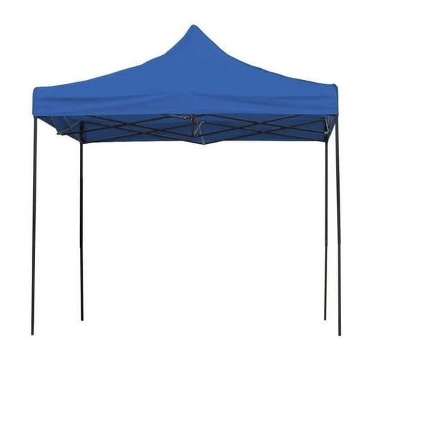 Carpa de 3x3 plegable con armazón azul Mallas y Textiles Morelos Carpa 3x3 color Azul Material Oxford, Sin paredes tipo acordeón Plegable