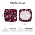 thumbnail image 5 of Gaeub Various pink and red Bow knots Print Square Chair Seat Covers, Stretch Fitted Printed Chair Seat Cushion Cover for Kitchen, Office-Four Pieces, 5 of 7