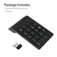 thumbnail image 2 of Wireless Number Pad, TSV Numeric Keypad Numpad, 18 Keys Financial Accounting Number Keyboard Extension for Data Entry in Excel for Laptop, PC, Desktop, Surface Pro, Notebook, 2 of 9
