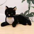 thumbnail image 6 of 14.2 Inches Simulation Gray Cat Plush Toys - Real Life Gray Cat Simulation Plush Toys, Lifelike Cats Doll Kitten Farm Animals Stuffed Animal Toys Black Eyes Birthday Gifts for Kids, 6 of 6